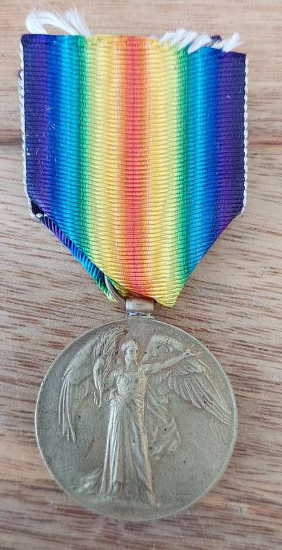 # Victory Medal to 1170 GNR. F. Weston. R.A. #