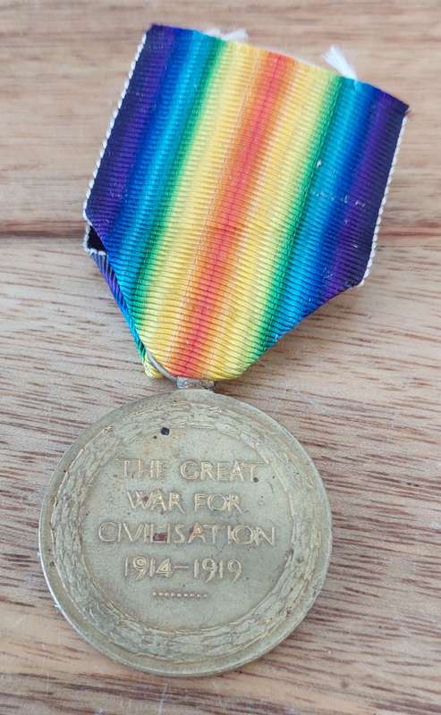 # Victory Medal to 1170 GNR. F. Weston. R.A. #