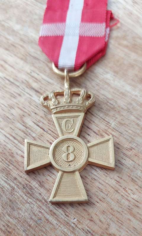 - Denmark 8 Years Faithful Service Decoration  -