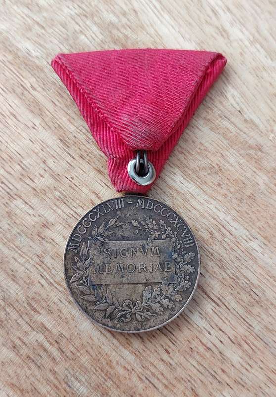 - Austro-Hungarian Empire pre WWI Signum Memoriae Jubilee Medal -