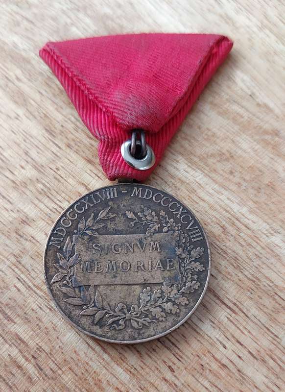 - Austro-Hungarian Empire pre WWI Signum Memoriae Jubilee Medal -