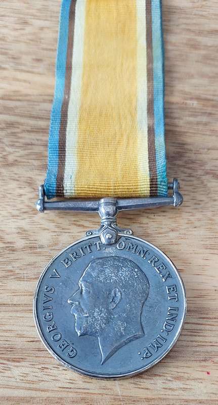 - British War Medal 1914-20 to BURG. J.F. van Aarde. WOLMSTD. KDO. -