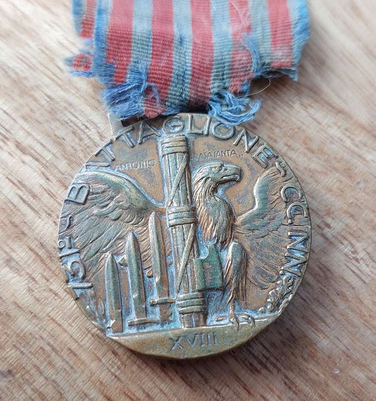- Scarce 731 Battalion Commemorative Medal for East Africa Blackshirt Battalion -