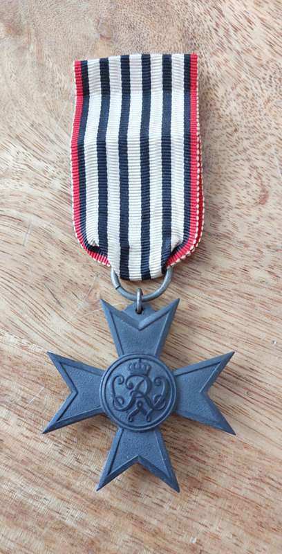 - WWI Prussian Merit Cross for War Aid -