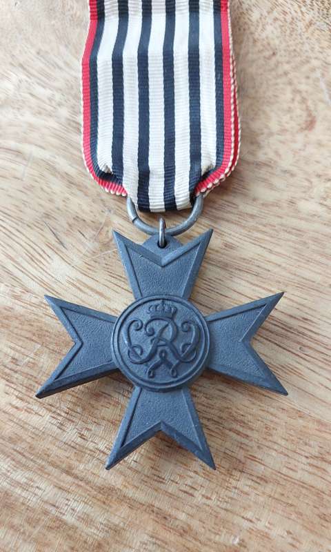 - WWI Prussian Merit Cross for War Aid -