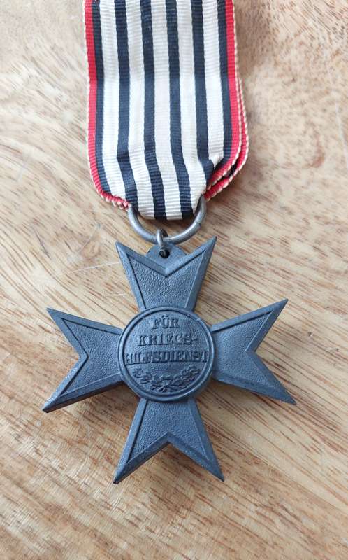 - WWI Prussian Merit Cross for War Aid -