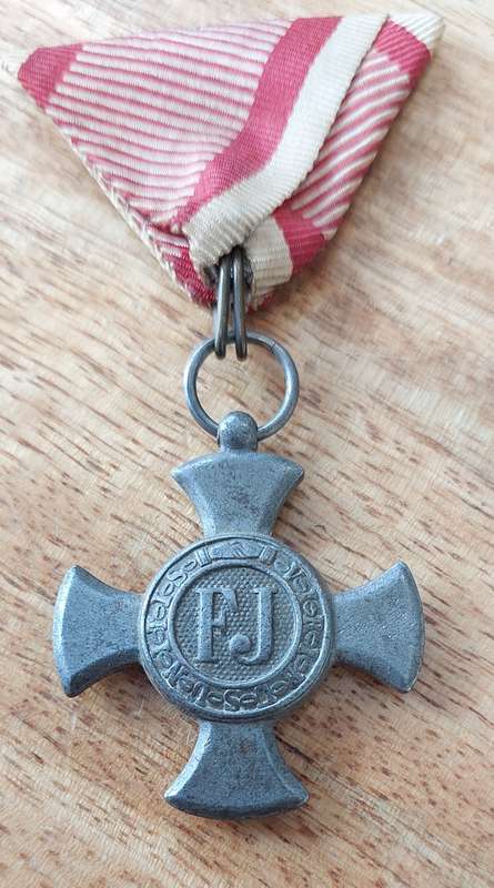 - WWI Austro-Hungarian Empire Iron Cross of Merit Medal -