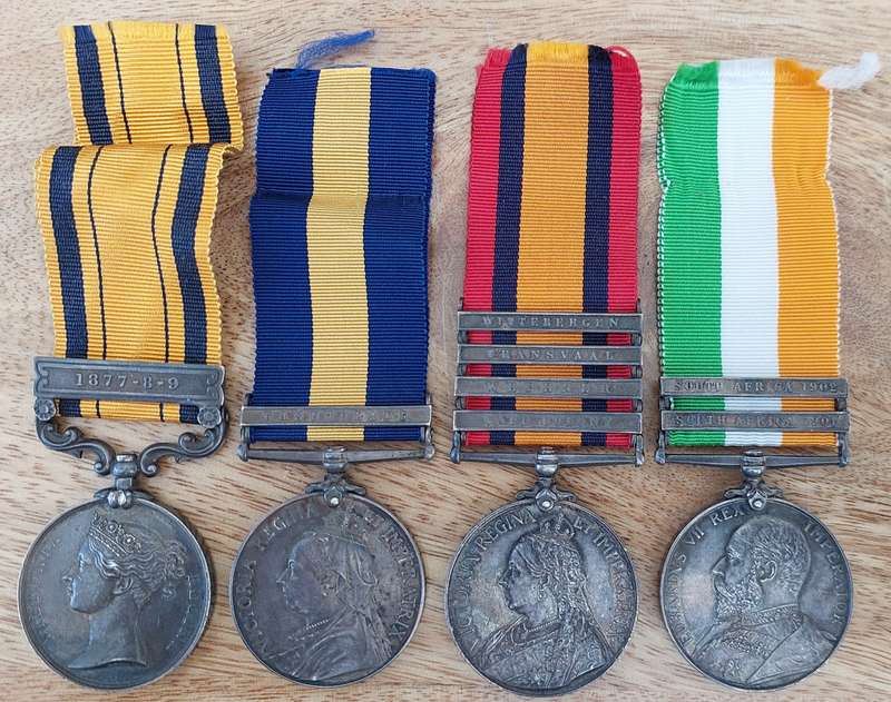 Exceptional Zulu War Medal Group to Major R.B Stewart - Cape Mounted Rifles