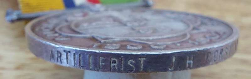 Scarce Anglo-Boer War Medal (ABO) to Artillerist J.H. Borstlap