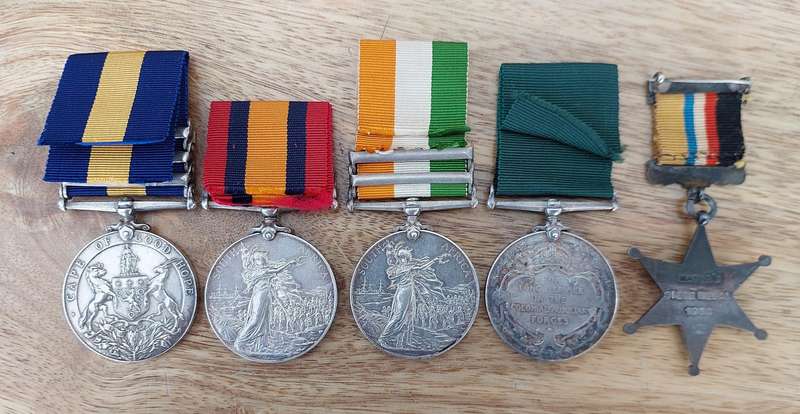Extremely Scarce 3 Clasp CGHGSM Group to Company Sergeant Major J Bobbins