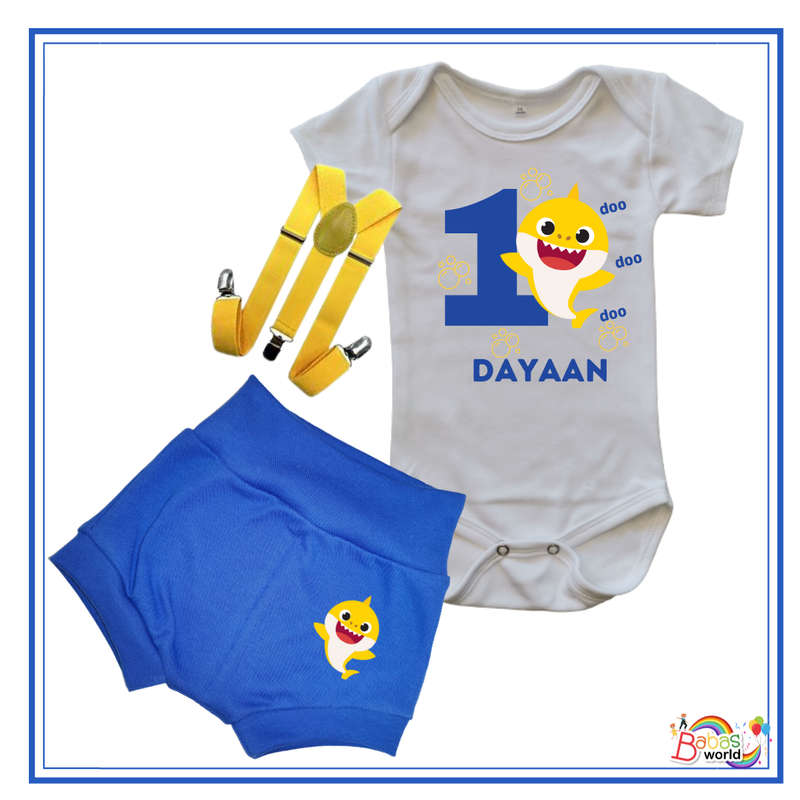 Baby Shark Birthday outfit for boys