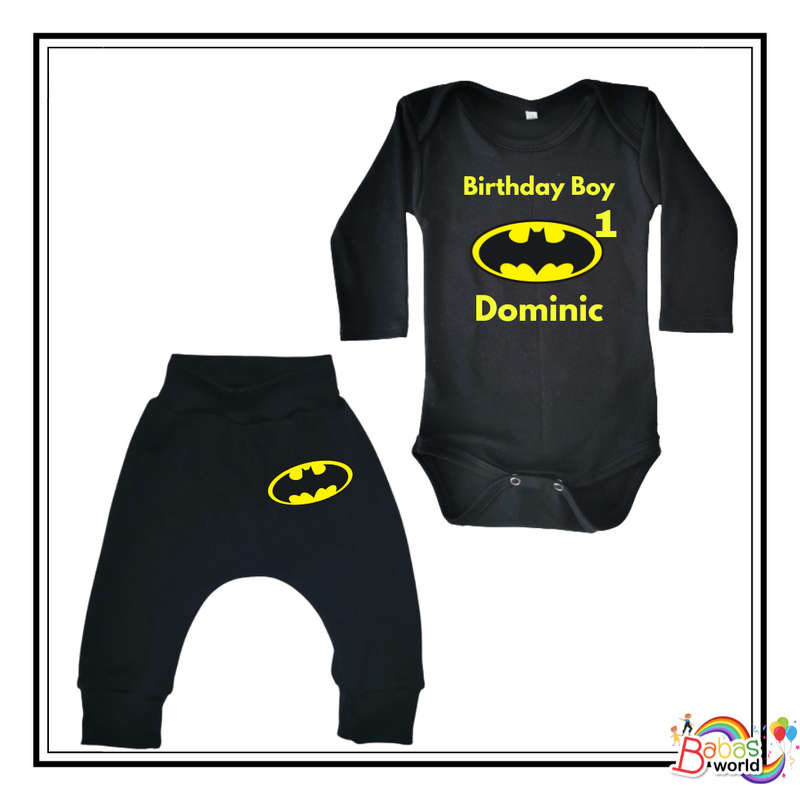 Batman Birthday outfit for boys
