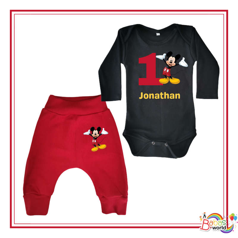 Mickey Mouse Birthday outfit for boys