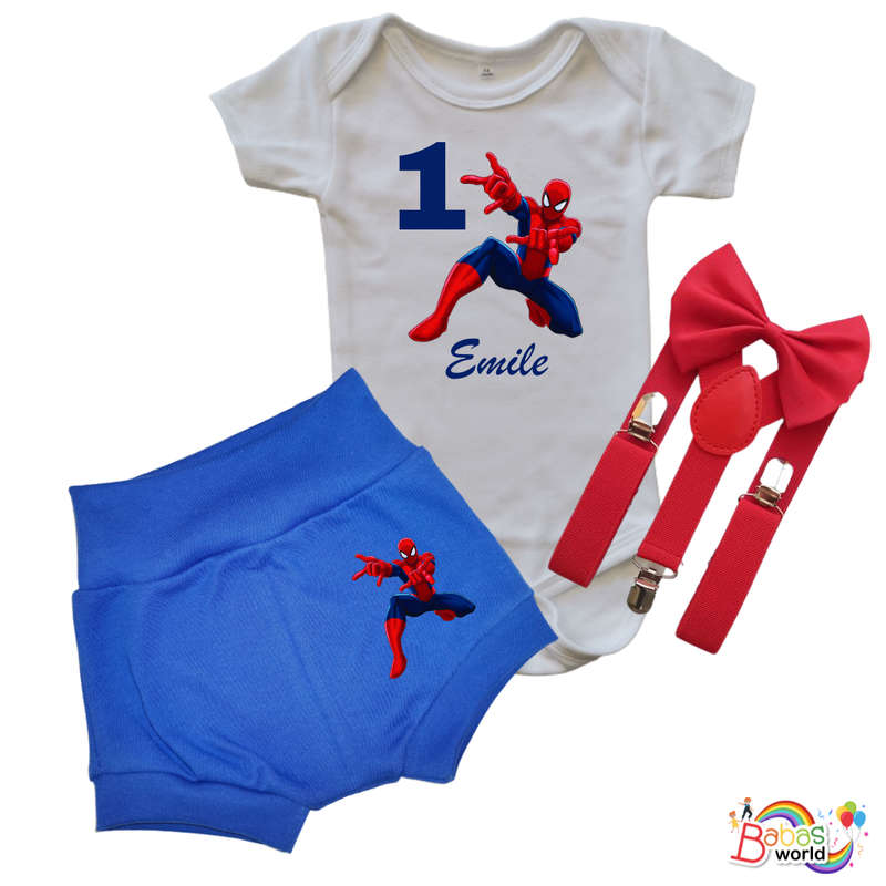 Spiderman Birthday outfit for boys