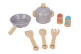 Wooden Kitchen Play Set (Green)