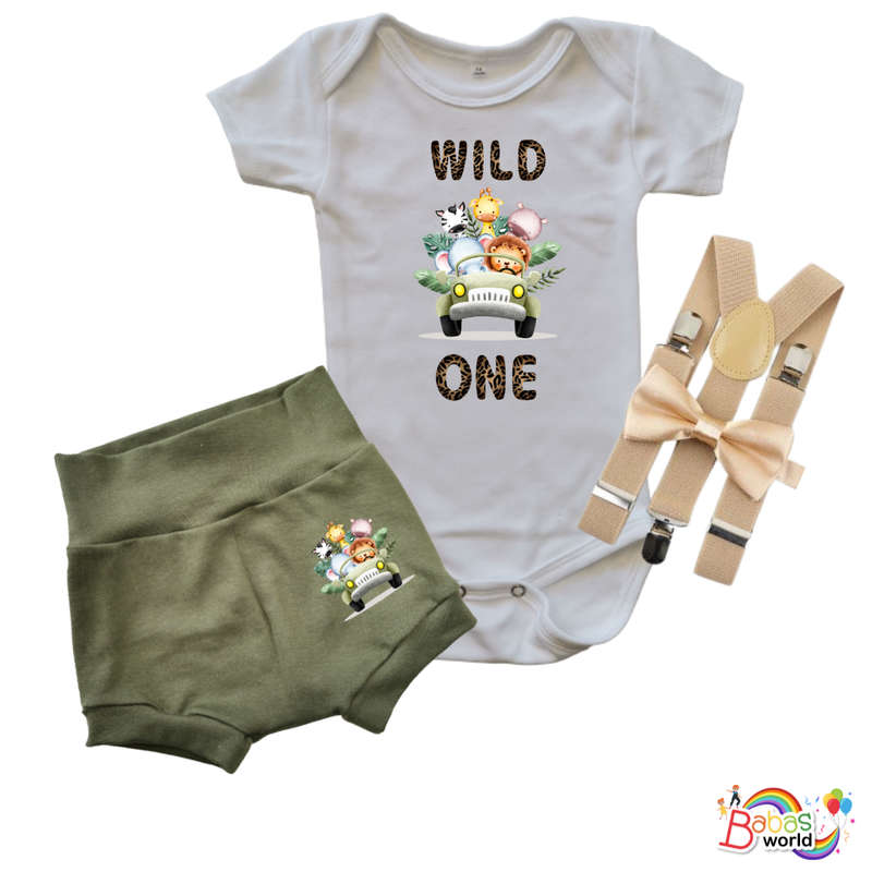Wild One Birthday outfit for Boys