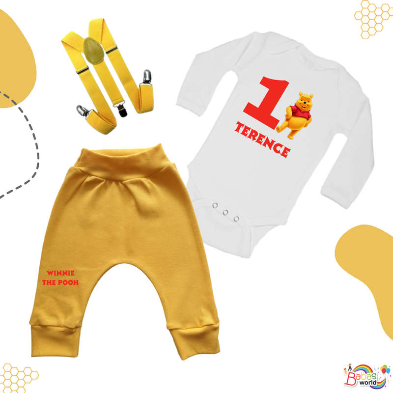 Winnie the Pooh Birthday outfit for Boys