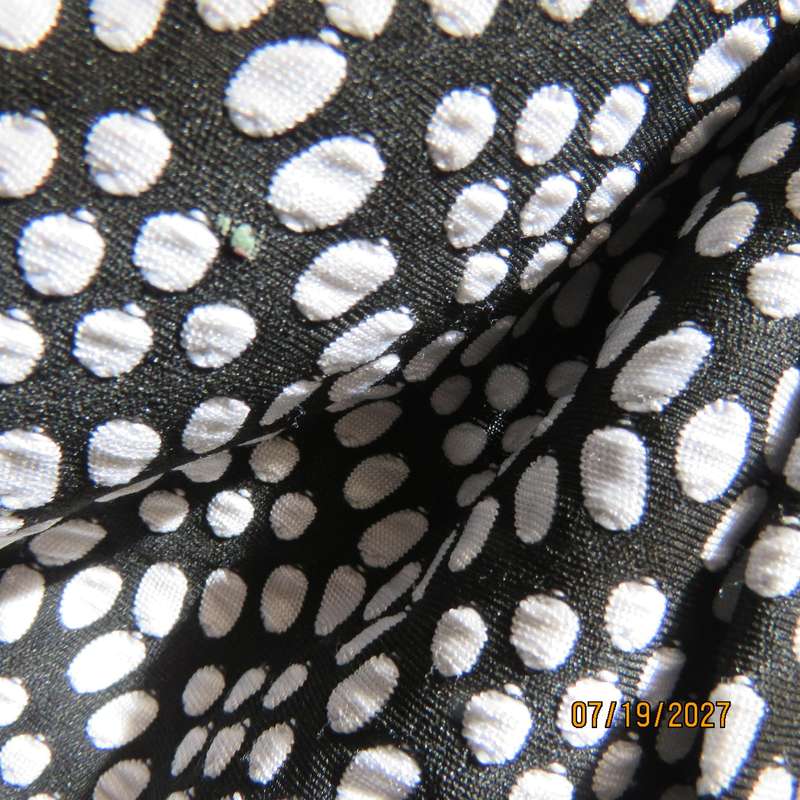 I Q monochrome soft bubble stretch polyester bodycon slip over dress. Size 36