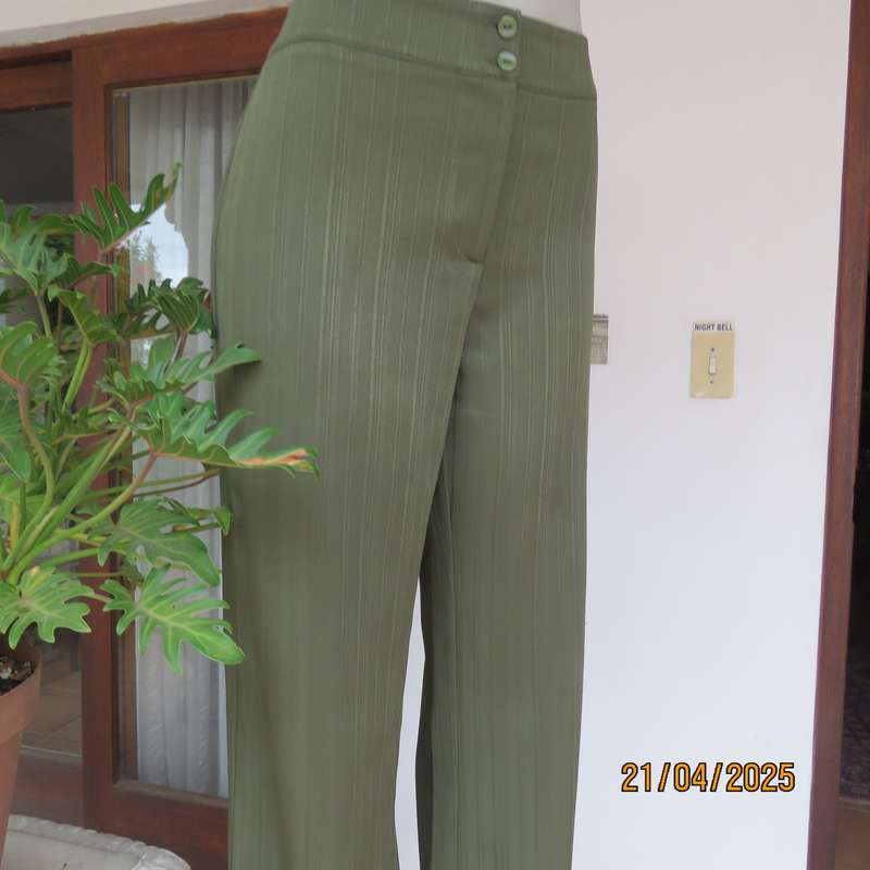 ML Classics olive green straight legged size 36 dress pants. As new