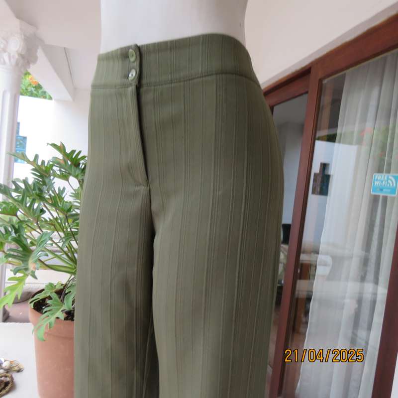 ML Classics olive green straight legged size 36 dress pants. As new
