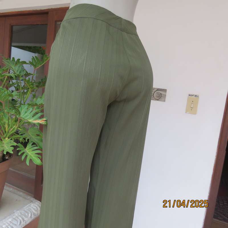 ML Classics olive green straight legged size 36 dress pants. As new