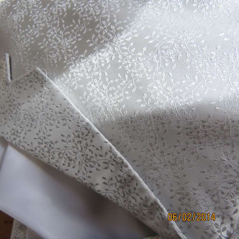 Smart silver grey brocade men's waistcoat size Small by ICEMEN.Lapel collar. Button down.As new