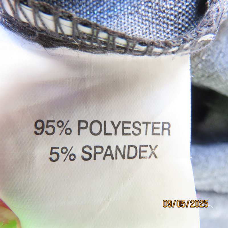 ML Classics perfect fit 36 dress pants in grey stripes with glam. Straight legs.