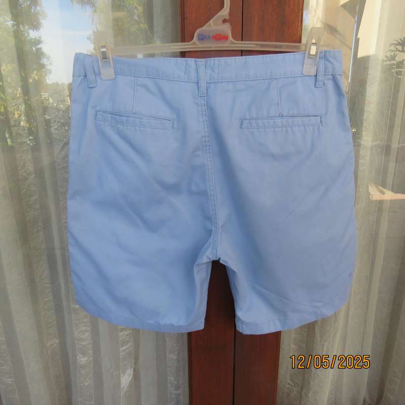 OR skyblue regular style men's shorts size 34. Pockets back and sides. As new