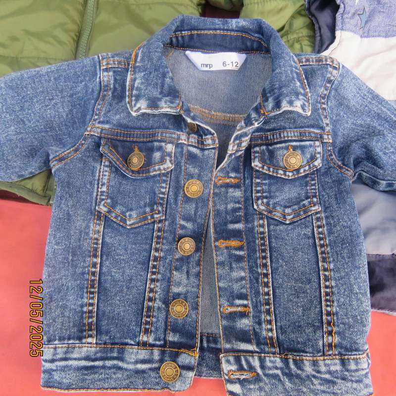 Lot of 3 winter jackets for your 6 to 12 months old baby boy. All as new.