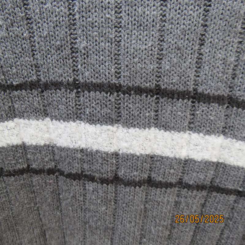 Men's STONE HARBOUR steel grey acrylic knit pullover sweater. Size Large.