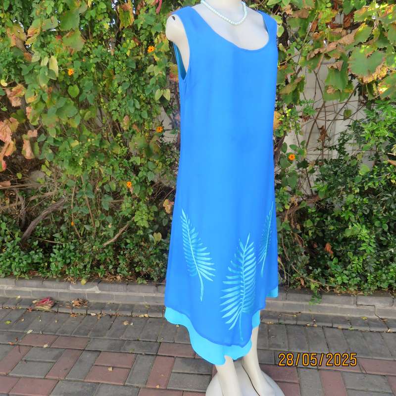 ROMAN original saphire blue 2pc dress-coat ensemble for special occasion. Size 36