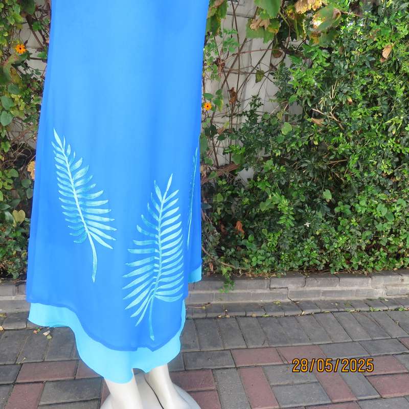 ROMAN original saphire blue 2pc dress-coat ensemble for special occasion. Size 36