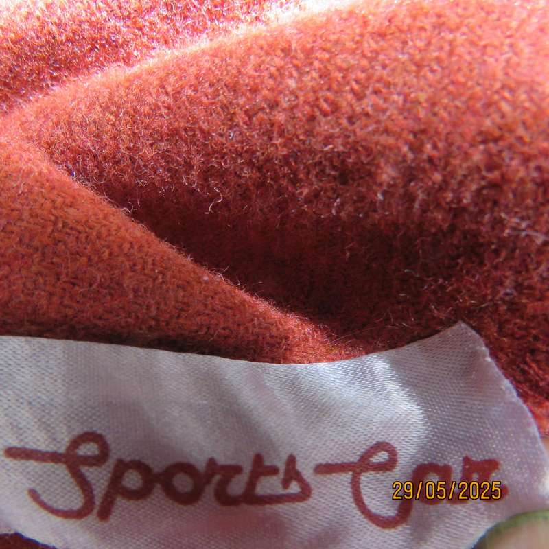 SPORTS CAR high quality rust colour tapered leg warm wash and care pants. Size 12