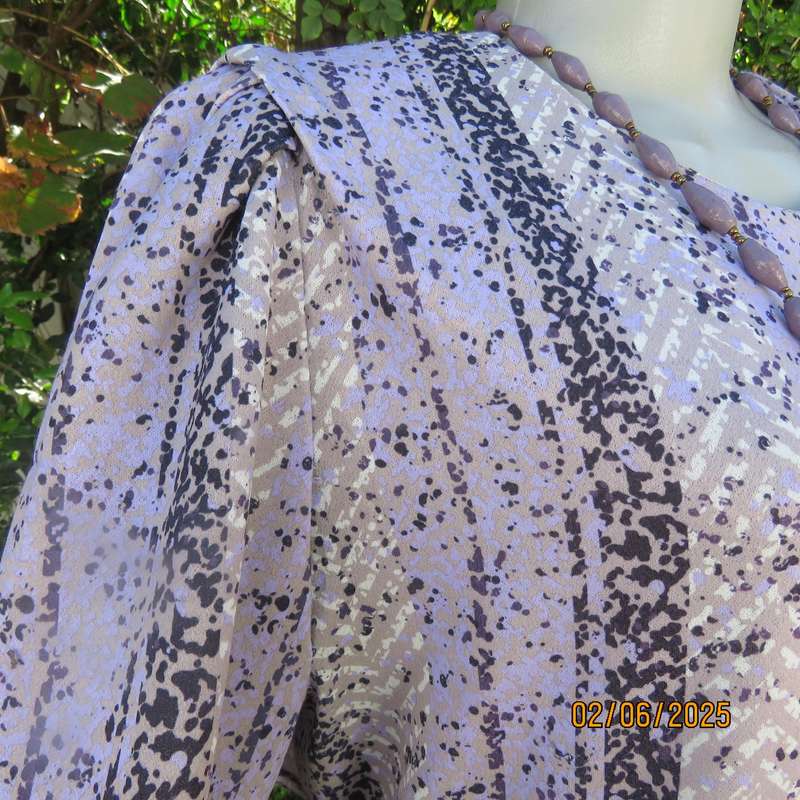 NUVELLE by Rosecraft dropped waist vintage polycotton stretch size 42 dress.