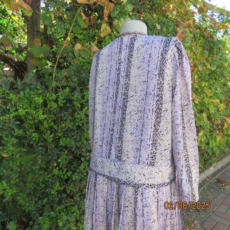 NUVELLE by Rosecraft dropped waist vintage polycotton stretch size 42 dress.