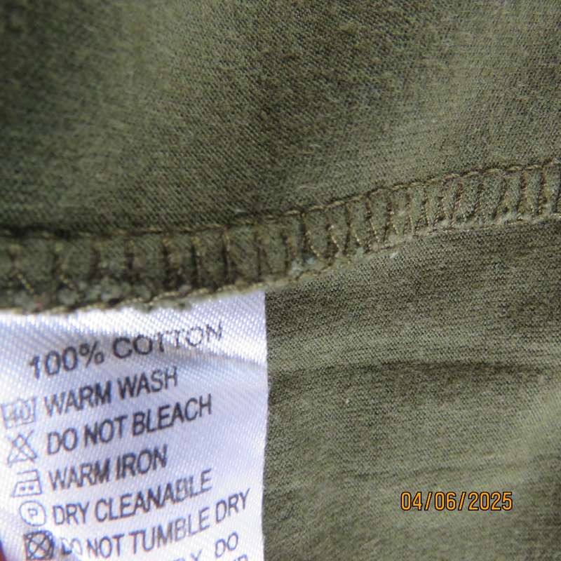 JEEP men's army green short sleeve size 3XL T shirt. As new