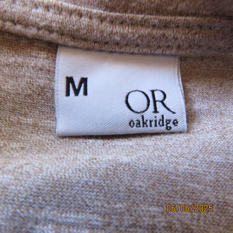 OR stretch polycotton slip over ecru-cream mottled top size 36-12. As new