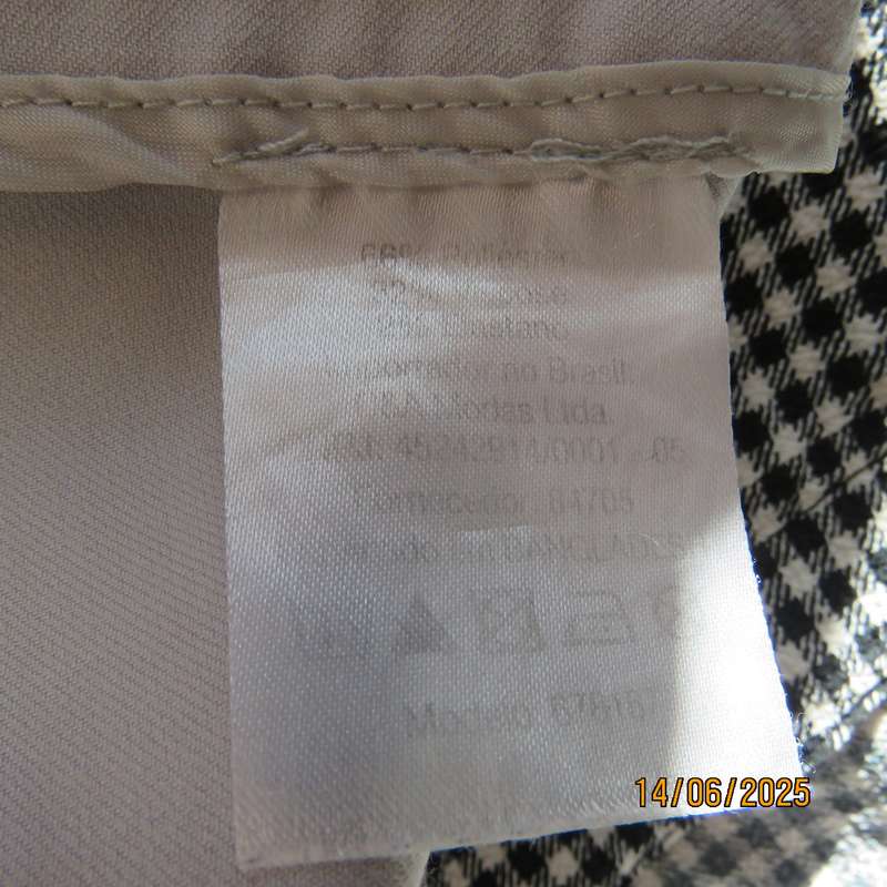YESSICA CITY pale grey poly-viscose stretch size 38 pants. Front pockets.