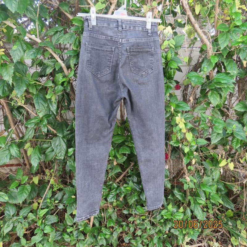 Boys jeans in grey stretch polycotton denim for 14-15 year old