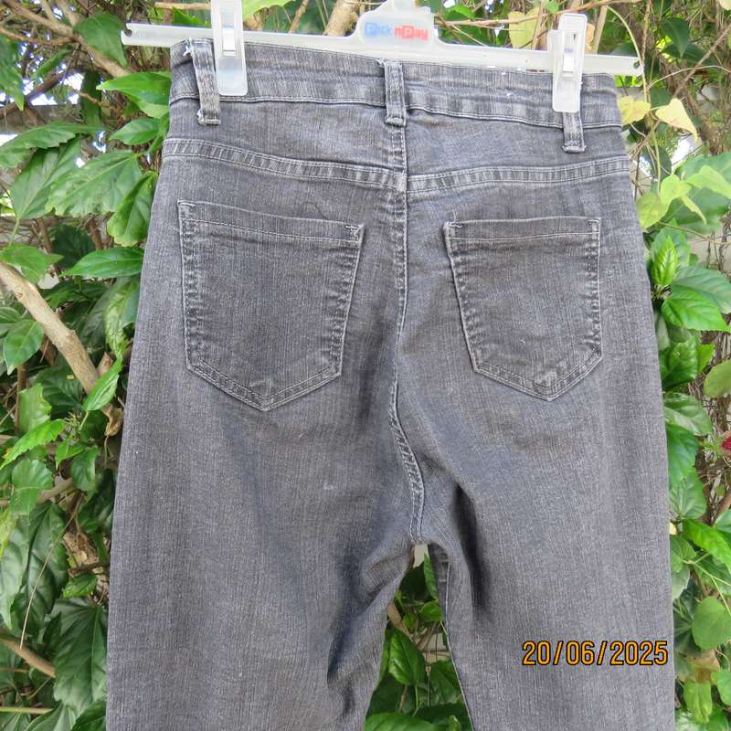 Boys jeans in grey stretch polycotton denim for 14-15 year old