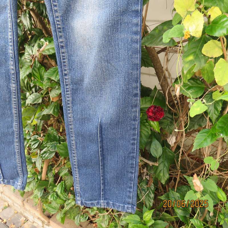 RUBY Xoxo blue denim skinny stretch polycotton jeans for girl 13 to 14yr old.