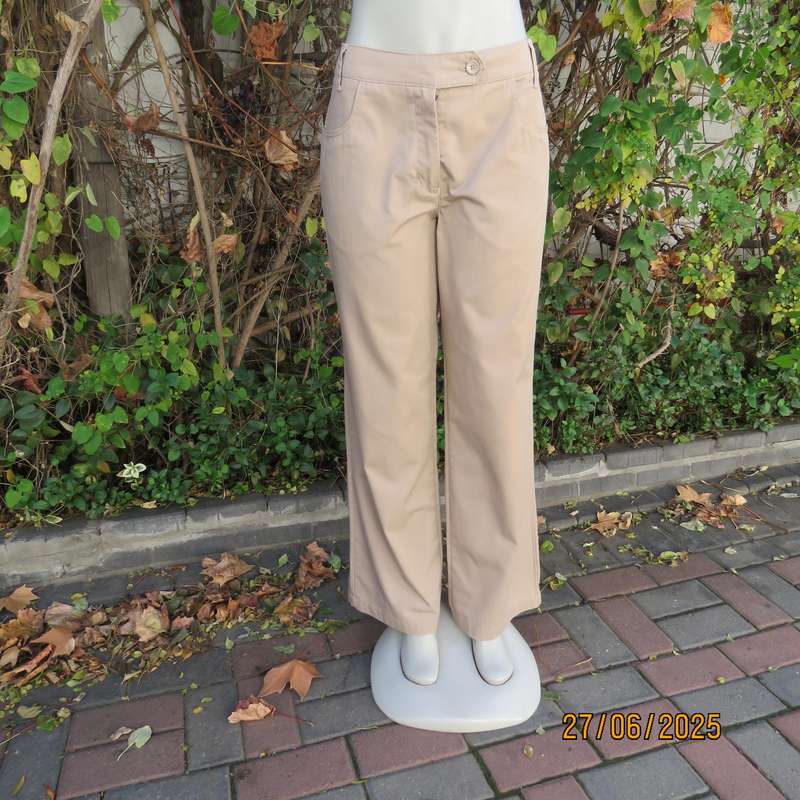 JONSSON ladies oatmeal colour outdoor straight leg pants size 36. New condition.