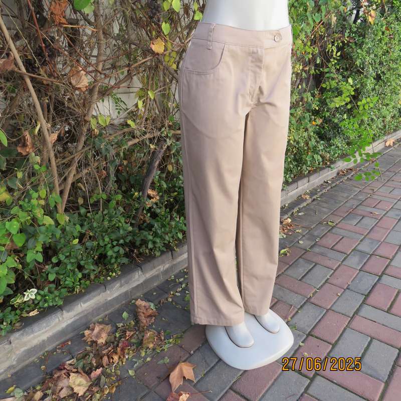 JONSSON ladies oatmeal colour outdoor straight leg pants size 36. New condition.