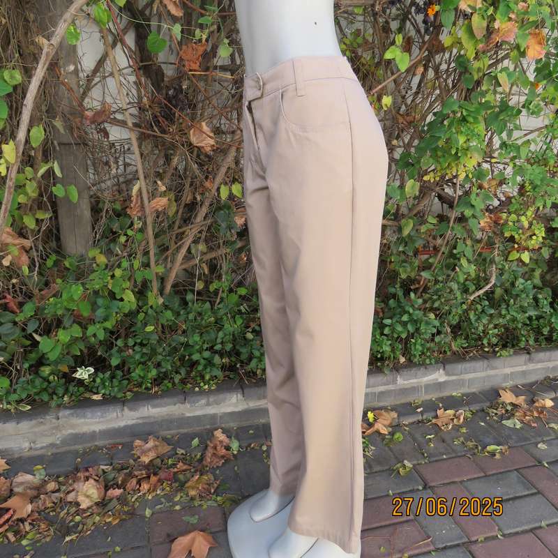 JONSSON ladies oatmeal colour outdoor straight leg pants size 36. New condition.