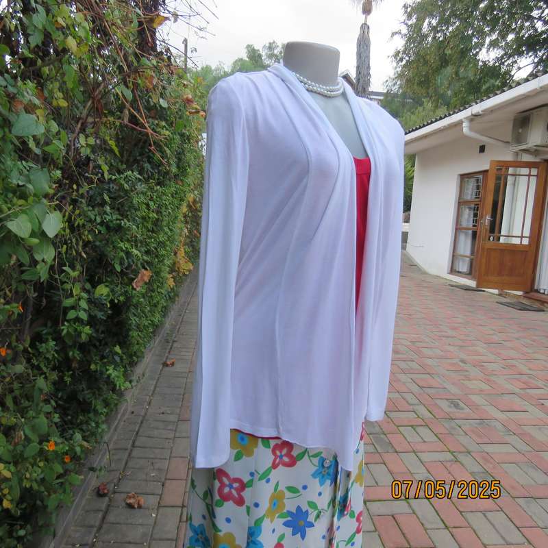 White long sleeve stretch rayon size 36