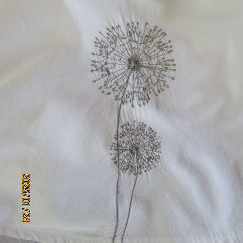 Fresh white CHOCOLATE 100% cotton size 38 loose fit dress. Cross over V bust. As new cond.
