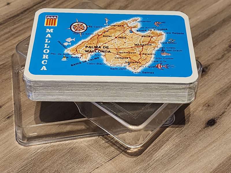 MALLORCA souvenir Playing Cards with scenic fronts. (New and sealed)