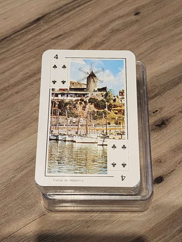 MALLORCA souvenir Playing Cards with scenic fronts. (New and sealed)