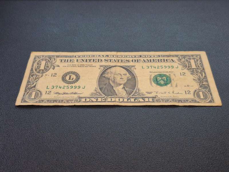 United States Of America 1 Dollar Bank Note (Date: 1995-1999)