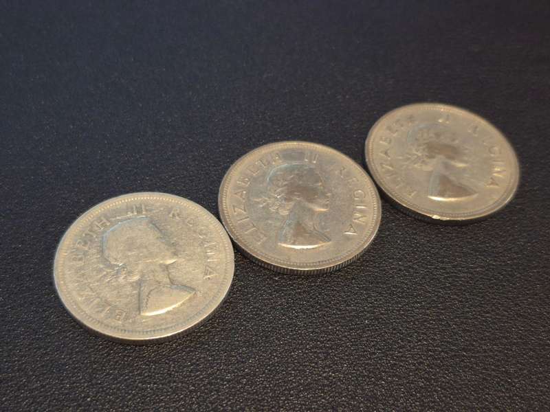 Two and a Half Shillings 1953-1955 (3 Coins) L6